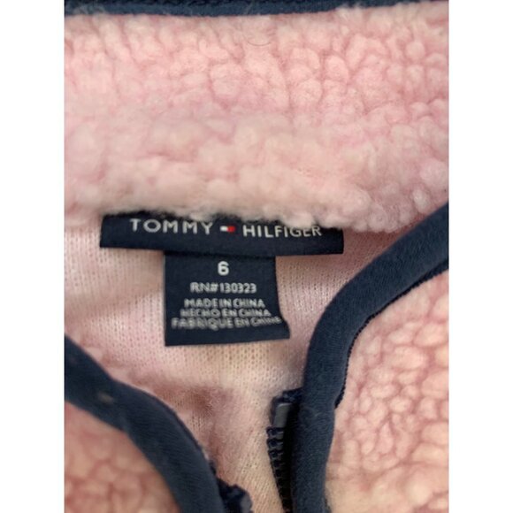 Tommy Hilfiger Girls Pink Vest - Picture 4 of 4